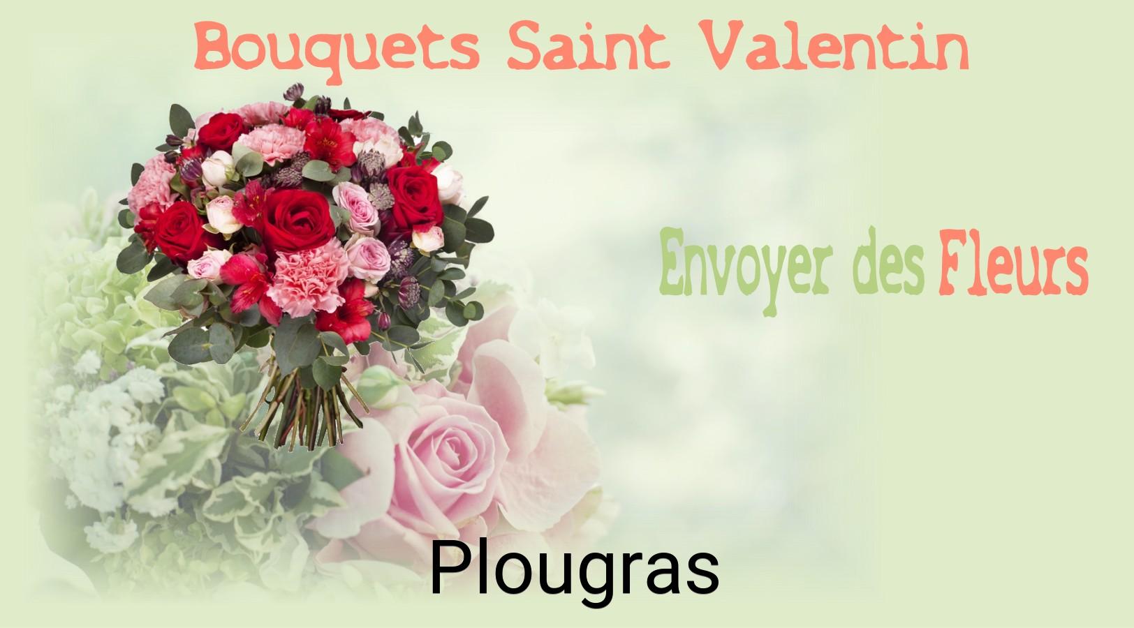 Roses de Saint-Valentin livrées à Plougras